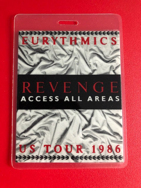 Eurythmics Backstage Pass 1986