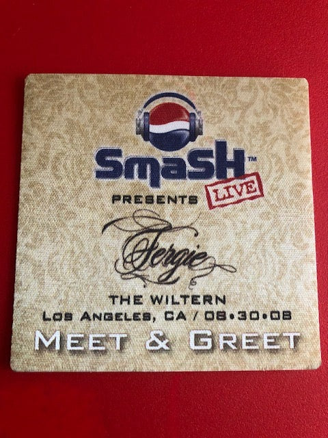Fergie - Smash Live at the Wiltern 2008 - Meet & Greet Pass