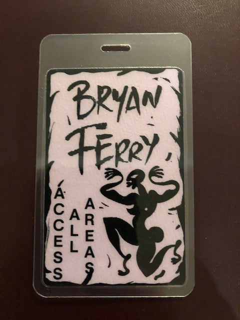 Bryan Ferry - Bete Noire Tour 1988 - Backstage Pass
