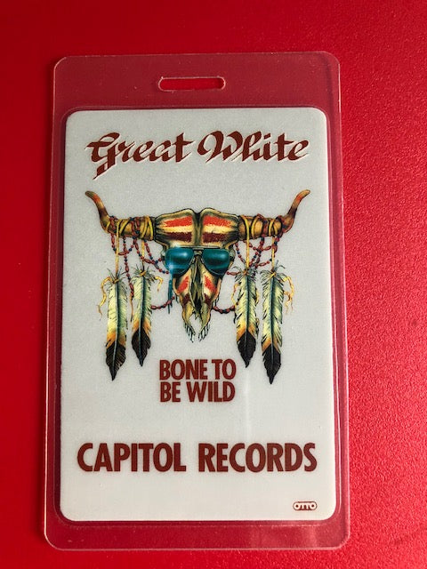 Great White Rare Backstage Pass