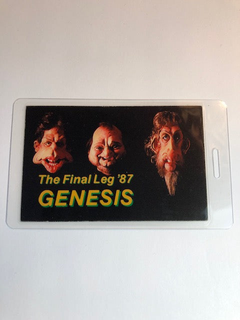 Genesis - the Final Leg of the Invisible Touch Tour 1987 - Backstage Pass