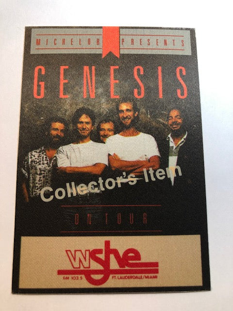 Genesis - Orange Bowl Concert 1987 -Backstage Pass ** Rare