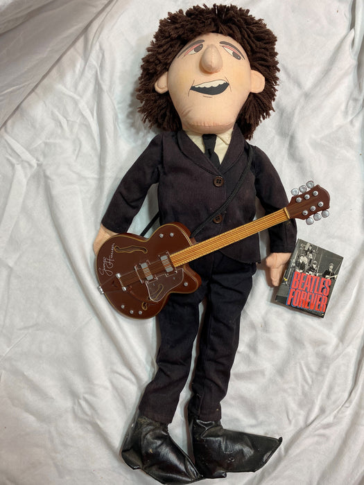 The Beatles - George Harrison - Applause Doll in Black Suit with Guitar