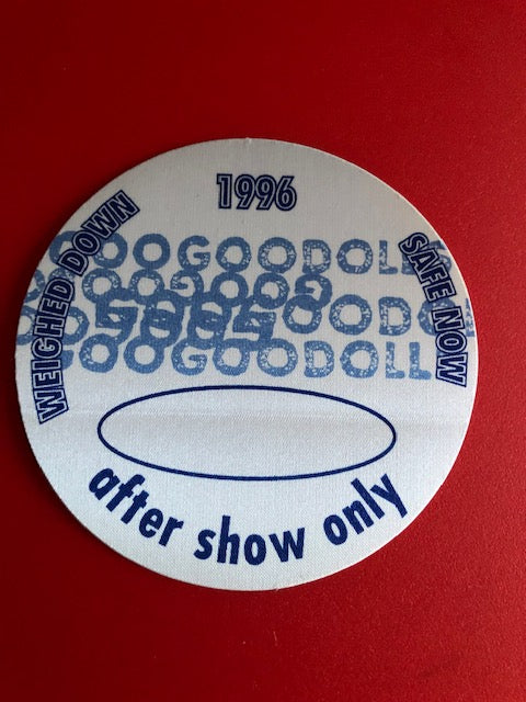 Rare Goo Goo Dolls Backstage Concert Pass 1996