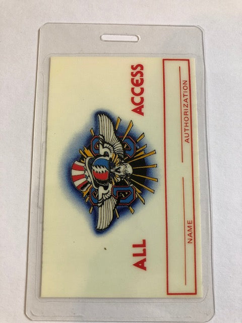 Grateful Dead - Backstage Pass - All Access Tour - 1982 ** Very Rare