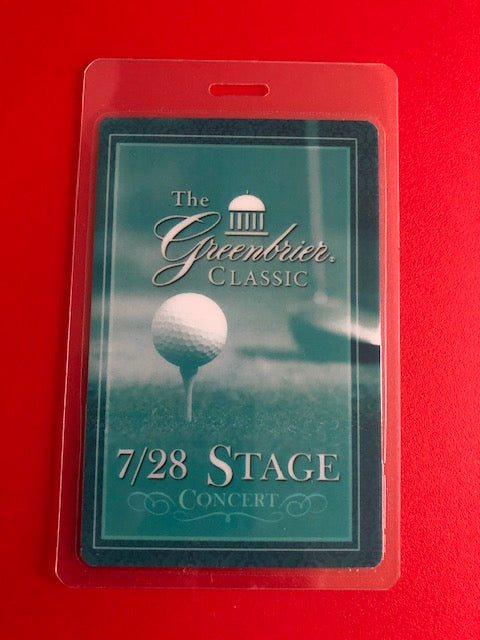 Special Event - The Greenbrier Classic Concert 2014 - Jimmy Buffet - Maroon 5 - Backstage Pass