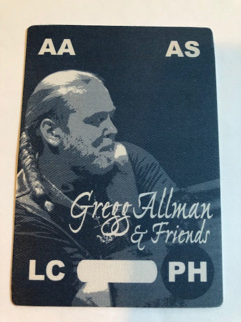 Allman Brothers - Gregg Allman - Searching for Simplicity Tour 1997 - Backstage Pass