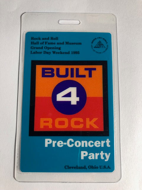 Special Event - Rock & Roll Hall of Fame Opening 1995 - Pre-Concert Party