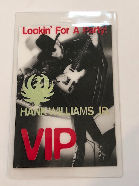Hank Williams JR - Lookin' for a Party! Tour 2000 - Backstage Pass