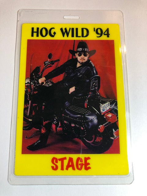 Hank Williams Jr - Hog Wild Tour 1994 - Backstage Pass