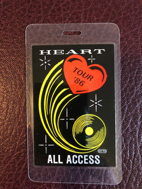 Heart - the Heart Tour 1986 - Backstage Pass