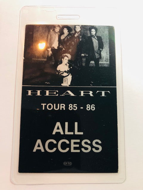 Heart - Heart Tour 1985-86 - Backstage Pass