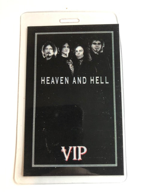 Black Sabbath members - Heaven & Hell - Heaven & Hell Tour 2007 - VIP Backstage Pass