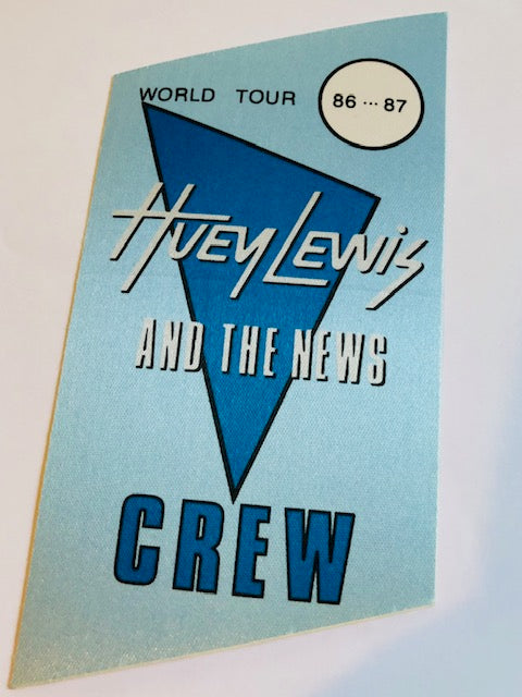 Huey Lewis and the News - World Tour 1986-87 - Backstage Pass