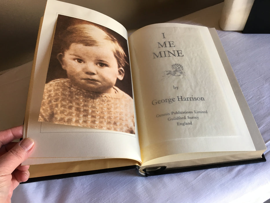 George Harrison - Signed-  "I Me Mine." - First-Edition - Number 1345
