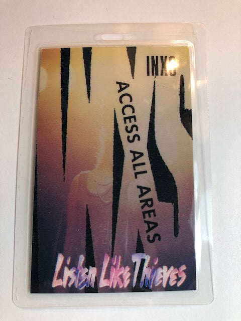 INXS - Listen Like Thieves Tour 1985 - Backstage Pass