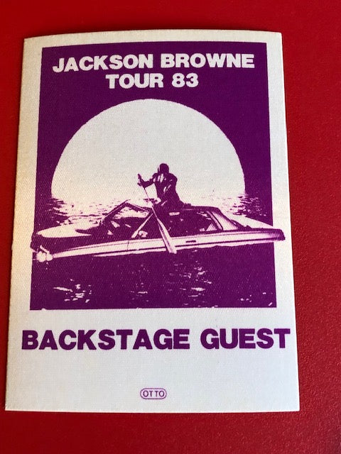 Jackson Browne - Tour 83 - Backstage Pass