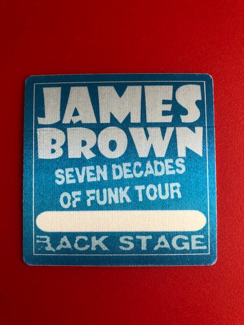 James Brown - Seven Decades of Funk Tour 2003 - Backstage Pass