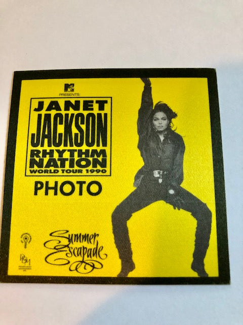 Janet Jackson - Rhythm Nation 1990 - Backstage Pass
