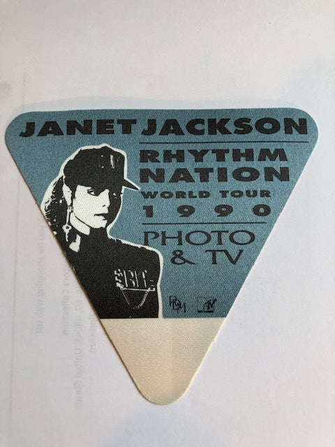 Janet Jackson - Rhythm Nation World Tour 1990 - Backstage Pass