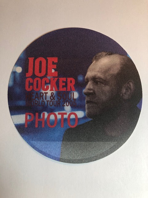 Joe Cocker - Heart & Soul Tour 2005 - Backstage Pass **Rare