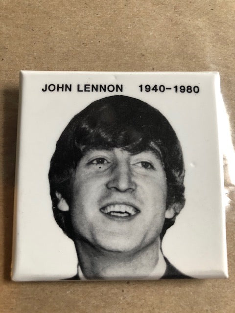 John Lennon - Memorial Pinback -1980