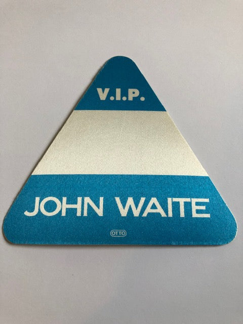 John Waite - No Brakes Tour 1984 - Backstage Pass