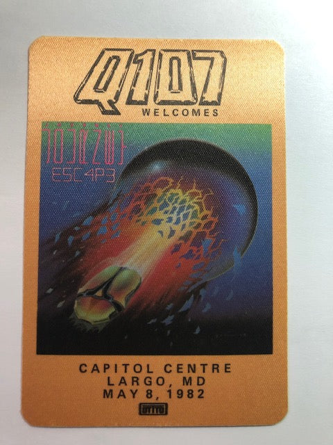 Journey - Concert at Largo MD 1982 - Radio Promo - Backstage Pass