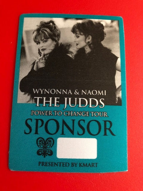 The Judds - Power to Change Tour 2000 - Sponsor Backstage Pass