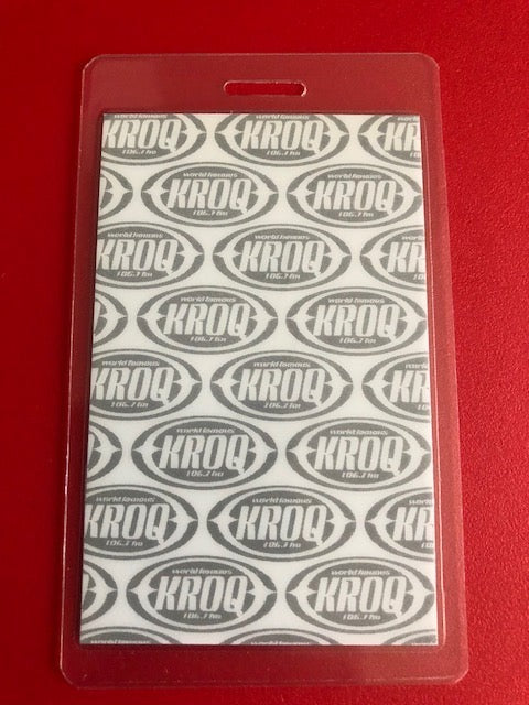 Special Event - KROQ Almost Acoustic Christmas 1998 - Korn - The Offspring - Blink 182 -1998 - Foil Backstage Pass