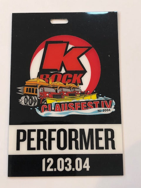 Special Event - Krock Clausfest IV  2004 - Velvet Revolver, Papa Roach, Korn, Jimmy Eat World, Chevelle, Franz Ferdinand - Backstage Pass