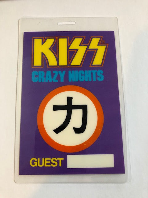 KISS - Crazy Nights Tour 1987-1988 ** Rare Purple Oversized