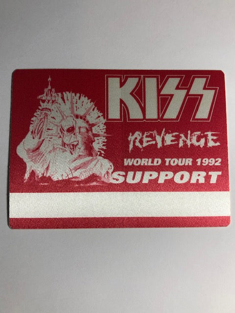 Kiss - Revenge Tour 1992 - Backstage Pass
