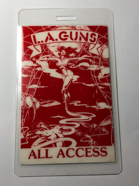 LA Guns - Tour 1989-90 - Backstage Pass