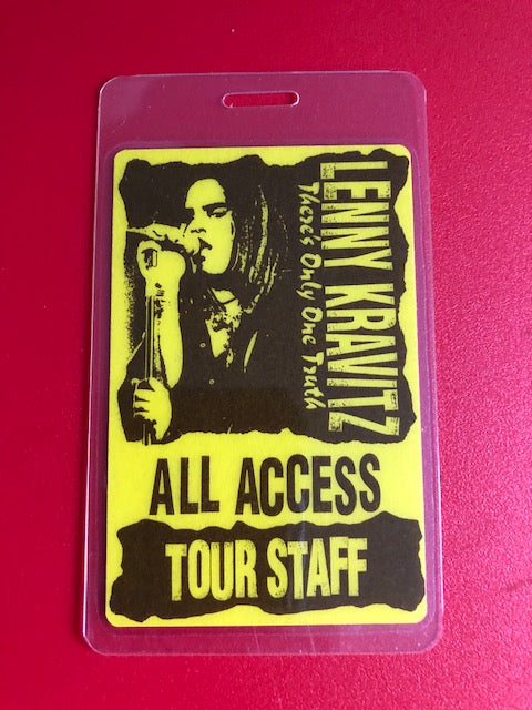 Lenny Kravitz Backstage Pass