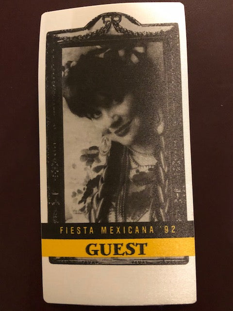 Linda Ronstadt - Fiesta Mexicana Tour 1992 - Backstage Pass