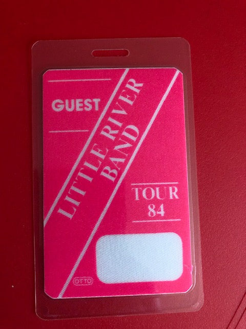 Little River Band - Playing to Win Tour 1984 - Backstage Pass