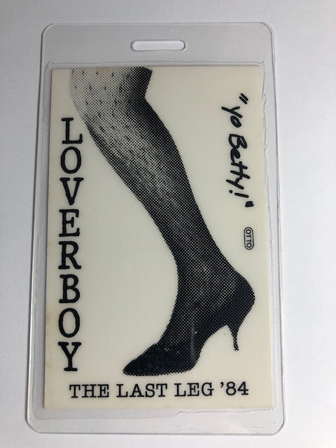 Loverboy - Last Leg Tour 1884 - Backstage Pass