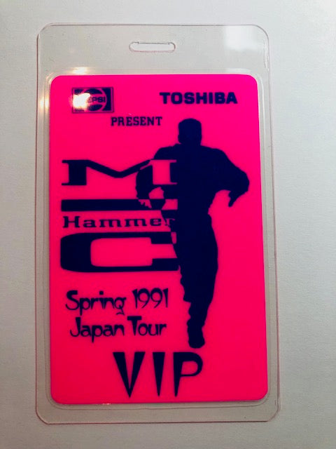 MC Hammer - Japan Tour 1991 - Backstage Pass VIP