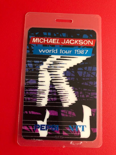 Michael Jackson - World Tour 1987 - Backstage Pass