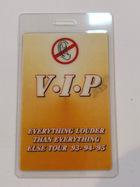 Meat Loaf - Everything Louder Than Everything Else Tour 1993-95 - Backstage Pass