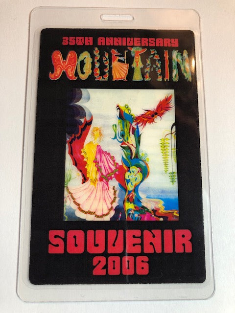 Mountain (Leslie West) 35th Anniversary Tour 2006 - Backstage Pass ** Rare