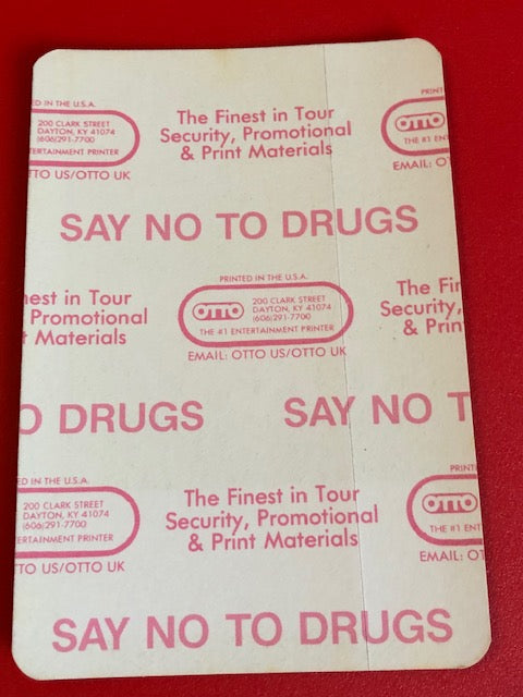 Neworder - Technique Tour 1989 - Backstage Pass