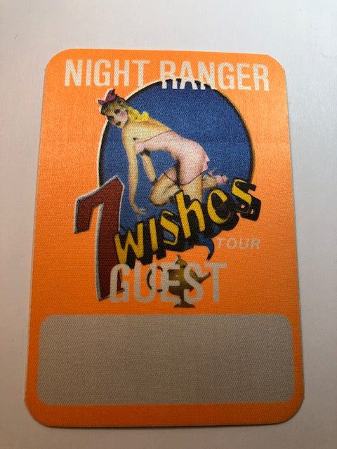 Night Ranger - 7 Wishes Tour 1985 - Backstage Pass