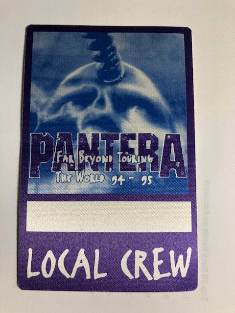 Pantera - Far Beyond Tour 1994-95 - Backstage Pass **Rare