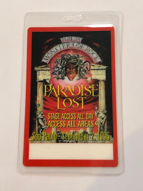 Special Event - Monsters of Rock 1995 - Paradise Lost - Backstage Pass
