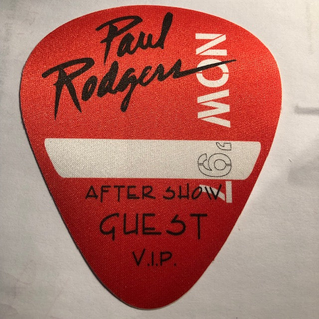 Paul Rodgers - Now Tour 1997 - Backstage Pass