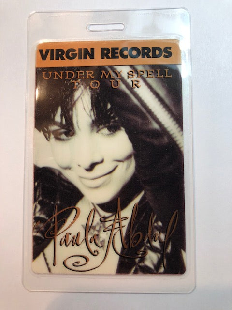 Paula Abdul - Under my Spell Tour 1991 - Backstage Pass