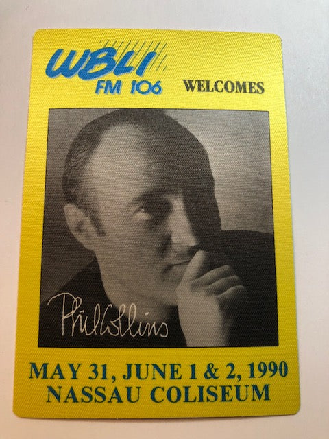 Genesis - Phil Collins - Concert from Nassau Coliseum 1990 - Backstage Pass