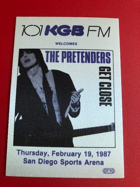 The Pretenders - Get Close Tour 1987 - Radio Promo - Backstage Pass